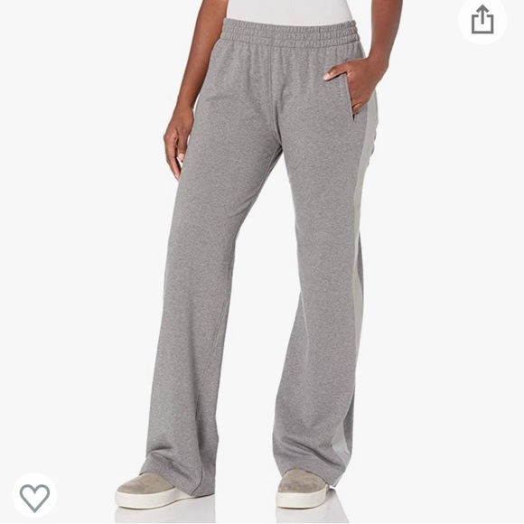 🛍️Norma Kamali Wide Leg Puddle Side Reflective Stripe Boyfriend Sweat Pants M - Picture 1 of 4